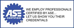 ASE Cerified & Trained