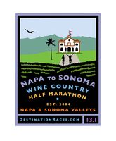 Destination Races Napa to Sonoma Logo Design