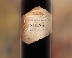 Ferrari-Carano Siena Wine Label Design