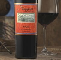Naggiar Vineyards Malbec Wine Label Design